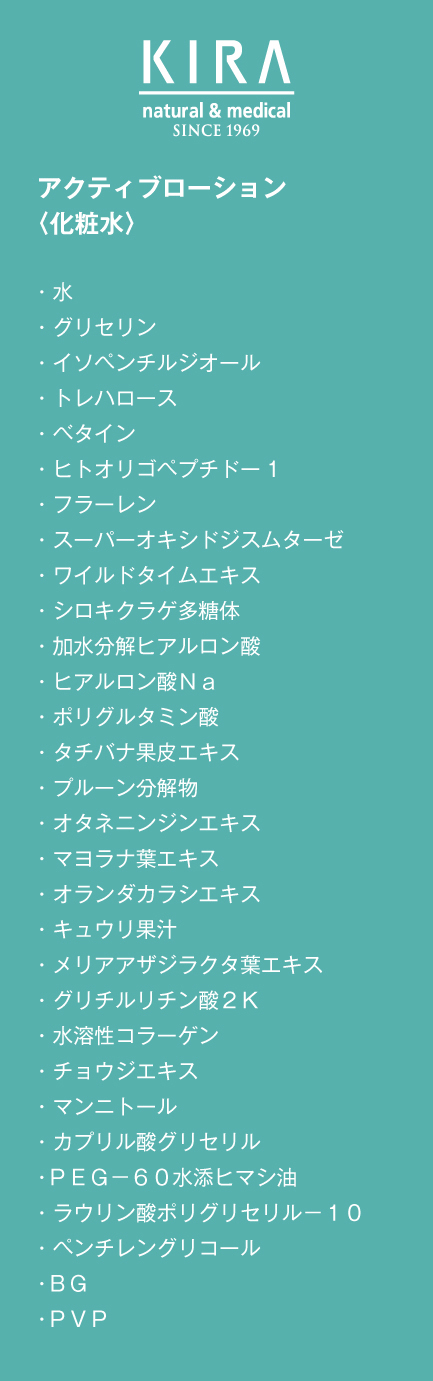 成分表