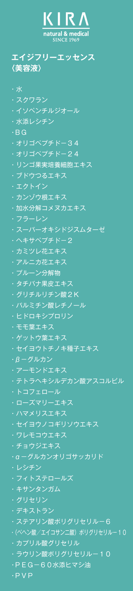 成分表